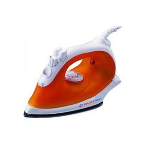 Bajaj 1250-Watt Steam Iron MX 10 (Orange and White)