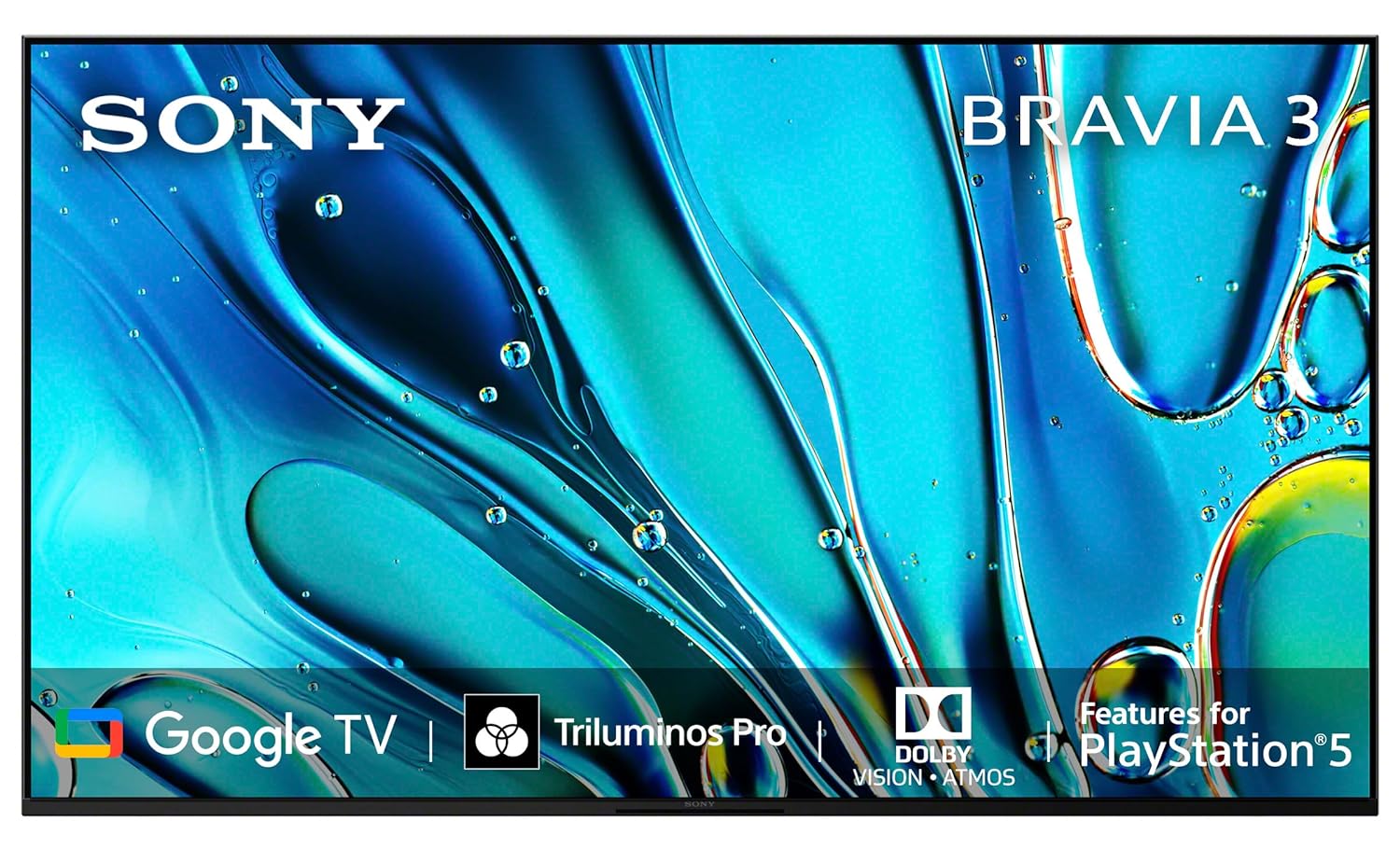 Sony BRAVIA 3 Series 164 cm (65 inches) 4K Ultra HD AI Smart LED Google TV K-65S30 
