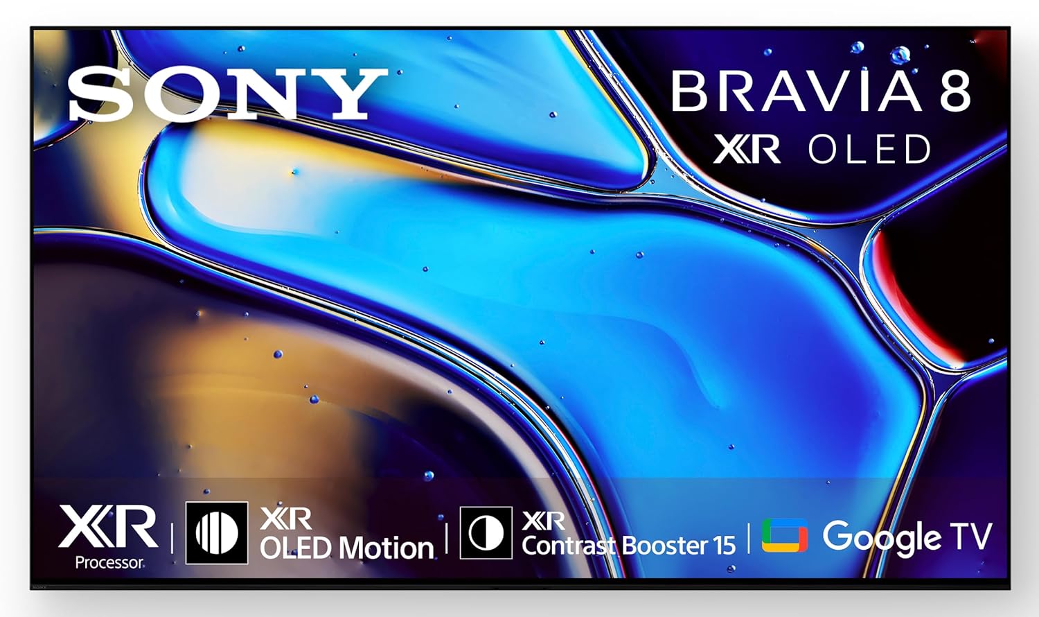 Sony BRAVIA 8 Series 139 cm (55 inches) 4K Ultra HD AI Smart OLED Google TV K-55XR80
