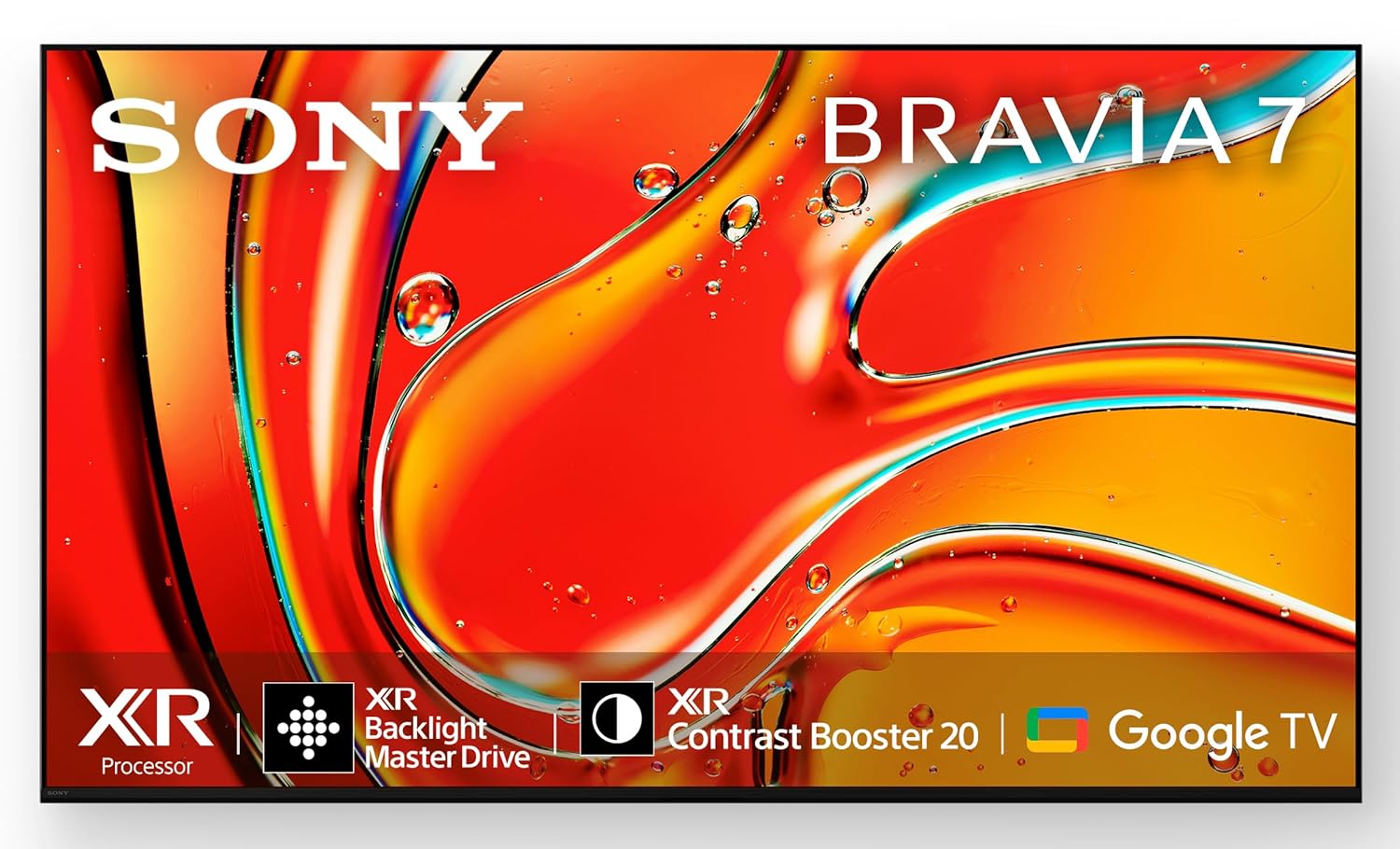Sony 139 cm (55 inches) BRAVIA 7 4K Ultra HD AI Smart Mini LED Google TV K-55XR70 
