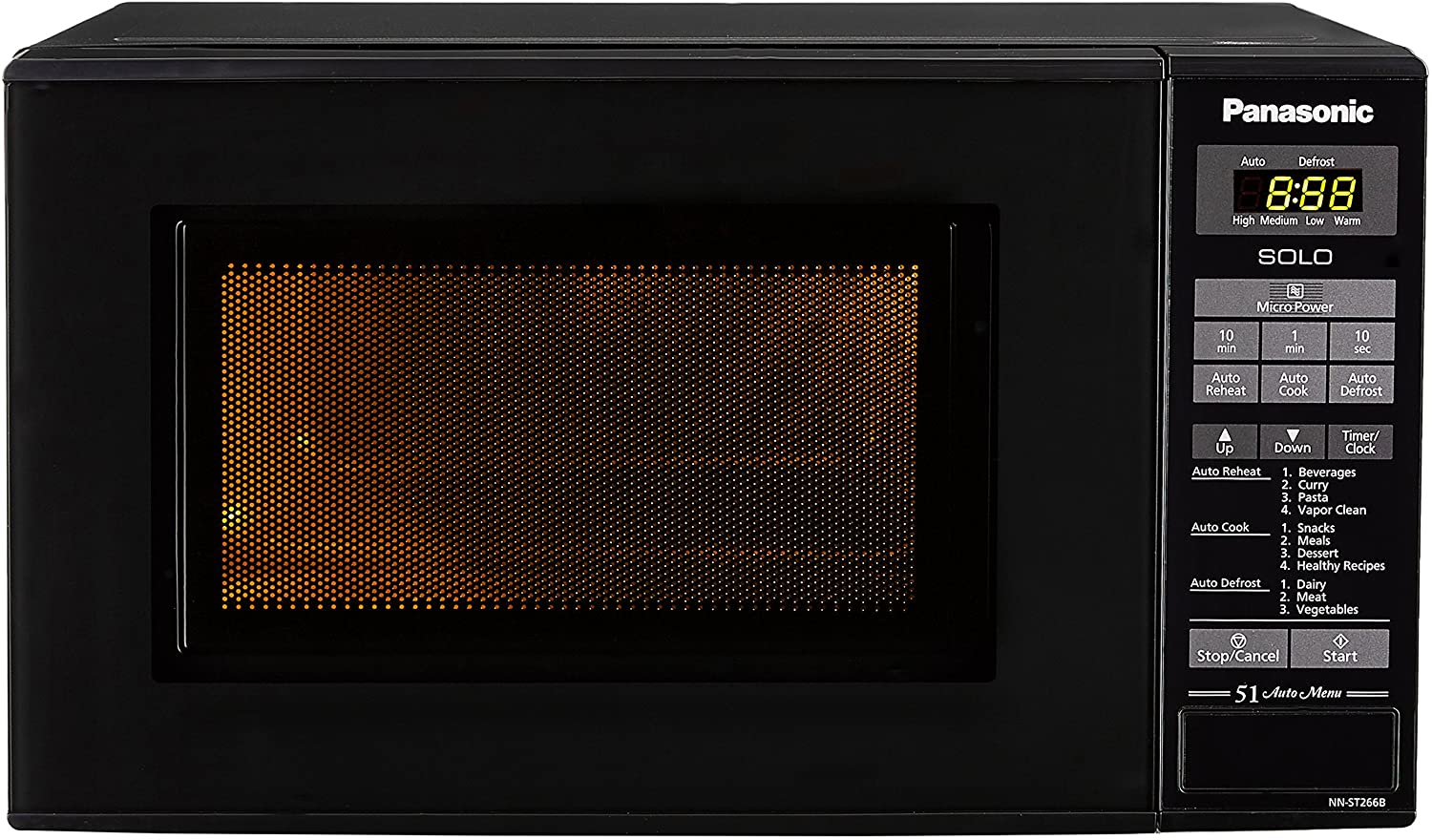 Panasonic 20L Solo Microwave Oven NN-ST266BFDG