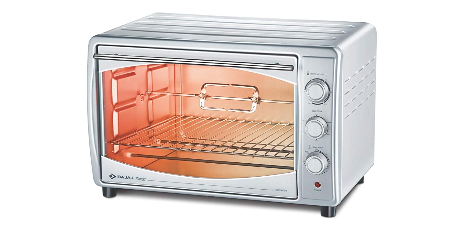 Bajaj 45 L Oven Toaster Griller 4500TMCSS