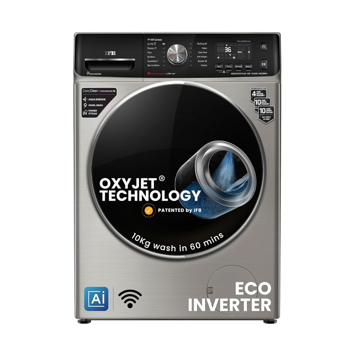 IFB 10Kg 5 Star Fully Automatic Front Load Washing Machine (EXECUTIVE PLUS VSC 1014)