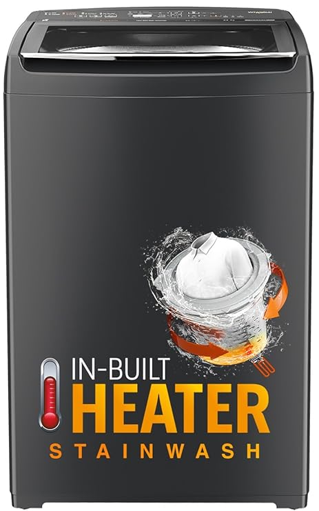 Whirlpool 7.5 kg 5 Star Fully Automatic Top Load Washing Machine  (STAINWASH PRO H 7.5 KG GREY 10YMW) 31631