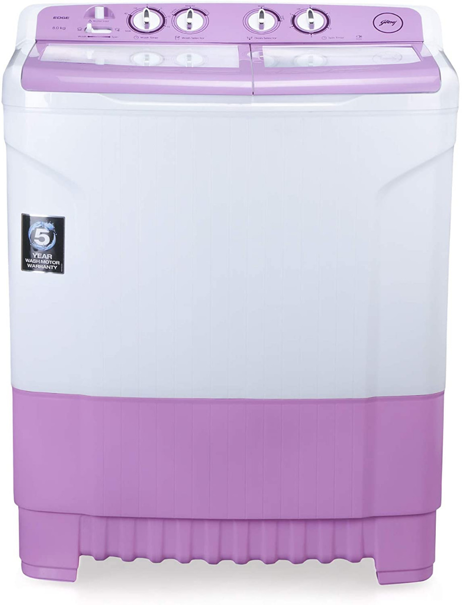 Godrej 8 Kg Semi Automatic WM (WSEDGE 8.0 TB3 M LVDR, Lavender