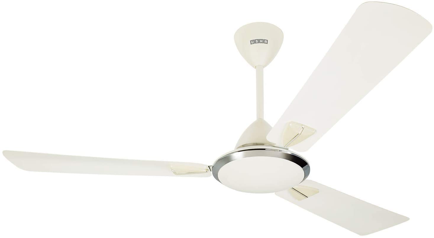 Usha Striker Galaxy 1200mm Ceiling Fan Pearl White Chrome