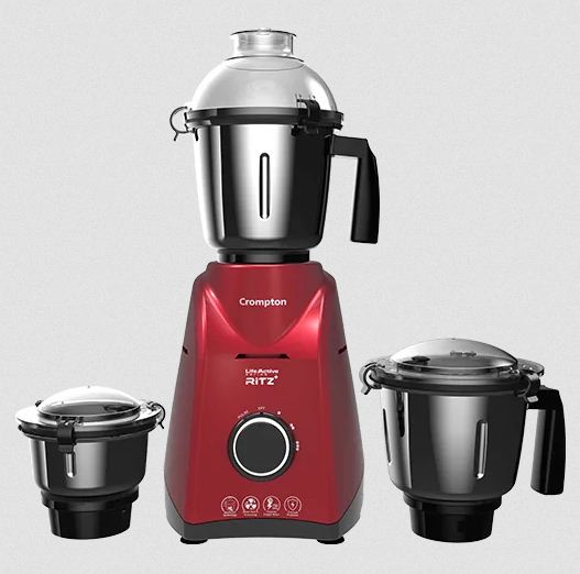 Crompton ACGM Ritz 750 W Mixer Grinder 3 Jars ACGM RITZ PLUS