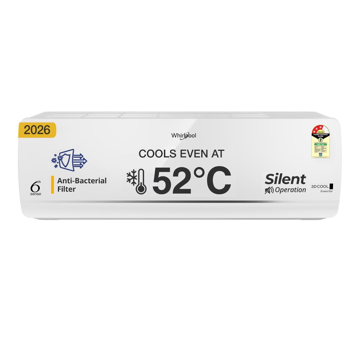 WHIRLPOOL 2.0 Ton 41506 3D COOL 20T 3S INV-EXP S6M3PPO 42481-ID SPLIT AC