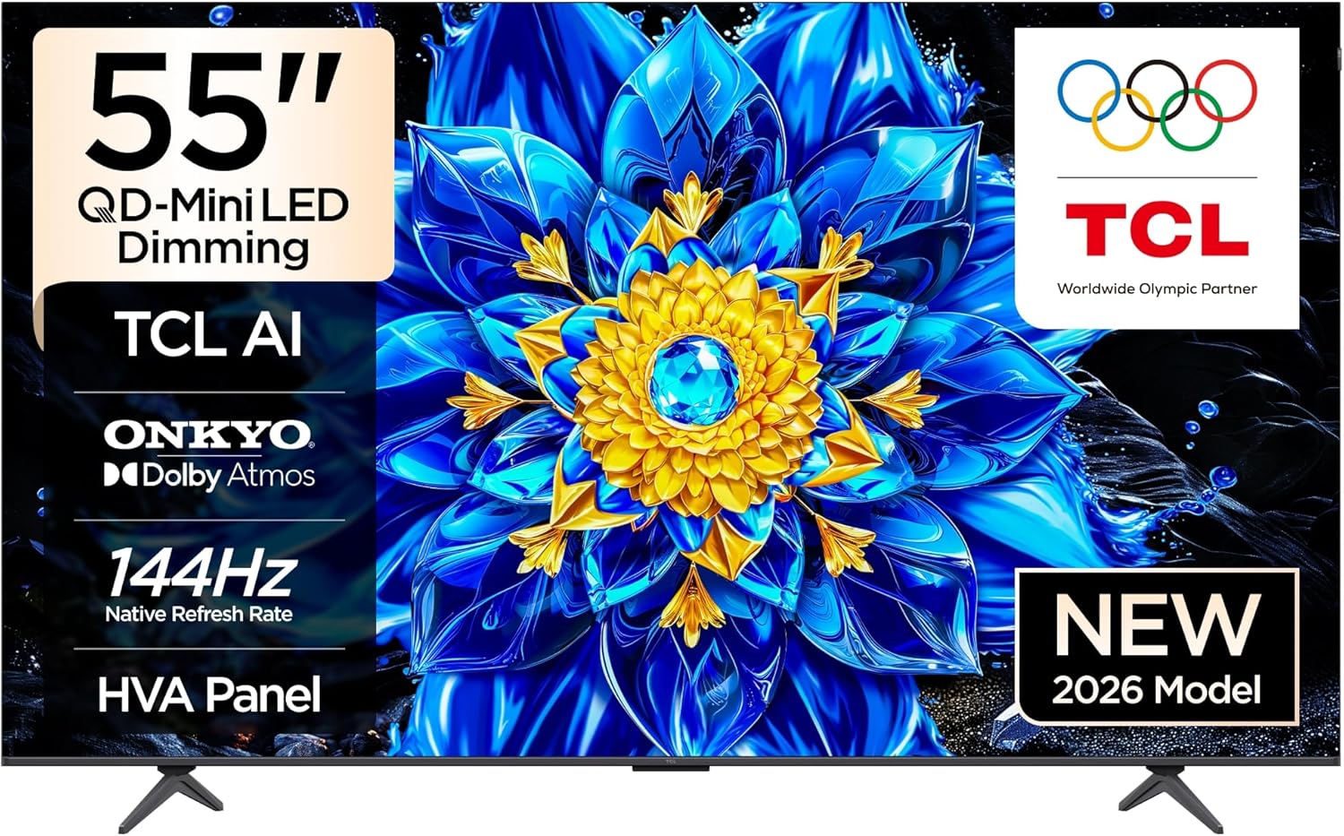 TCL 139 cm (55 inches) 4K Ultra Smart TV 4K QD-Mini LED TV 55P8L