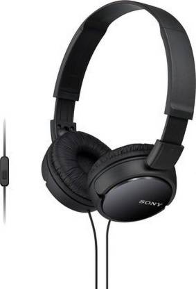 SONY Wired Headset  MDR-ZX110AP Black
