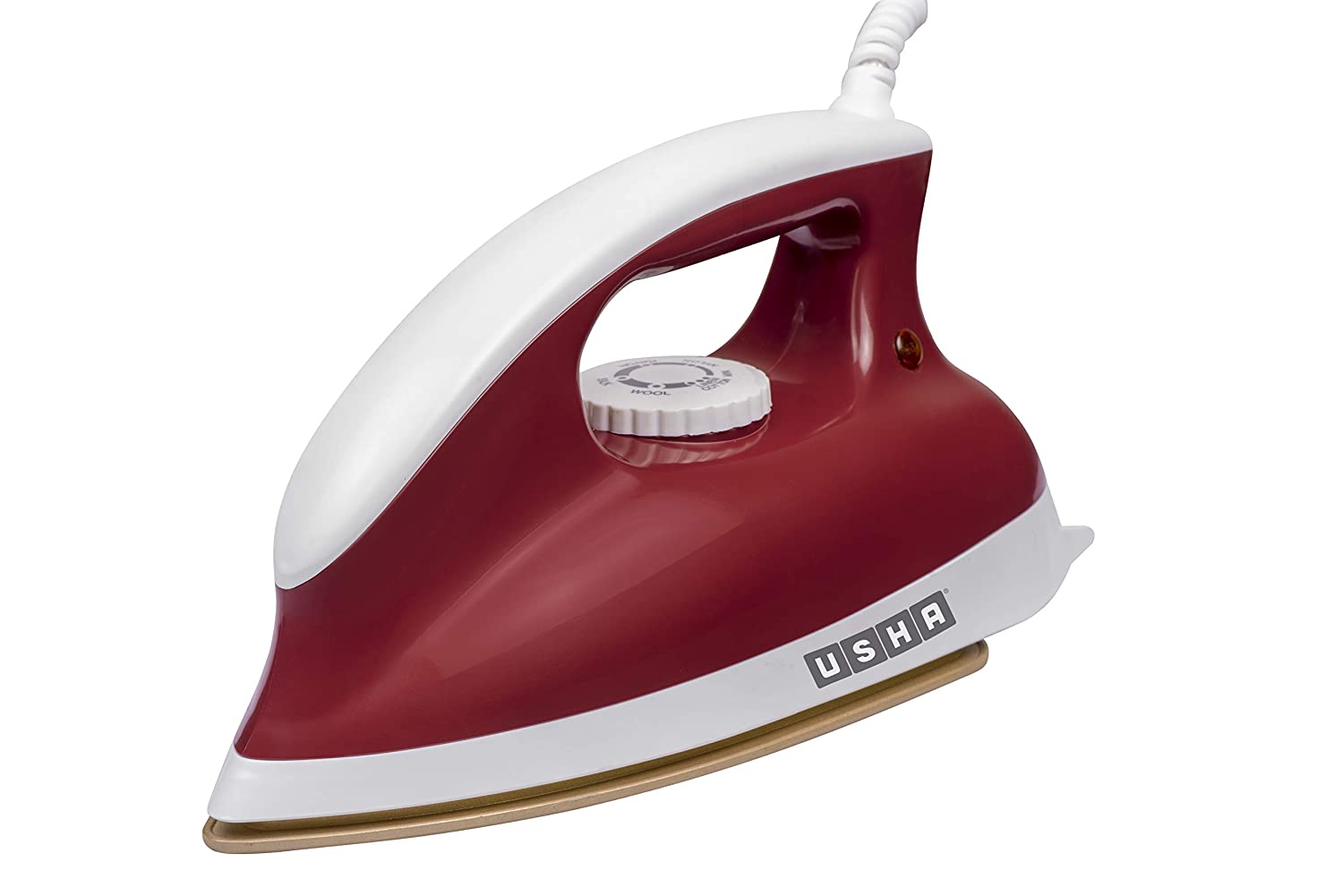 USHA IRON HEAVY WEIGHT 1200-WATT DRY IRON GOLIATH G01200WG