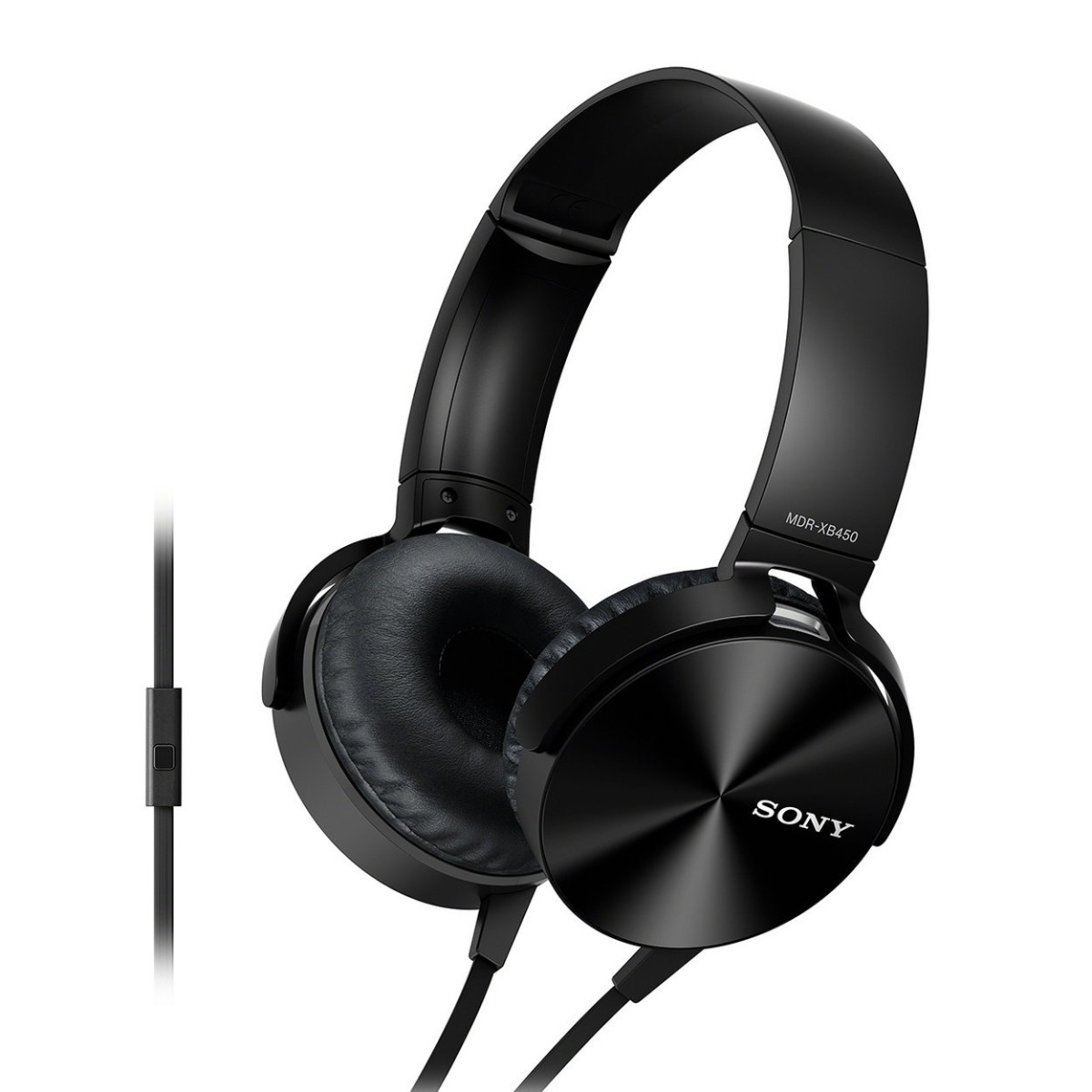 Sony Wired Extra Bass Headphones MDR-XB450AP Black