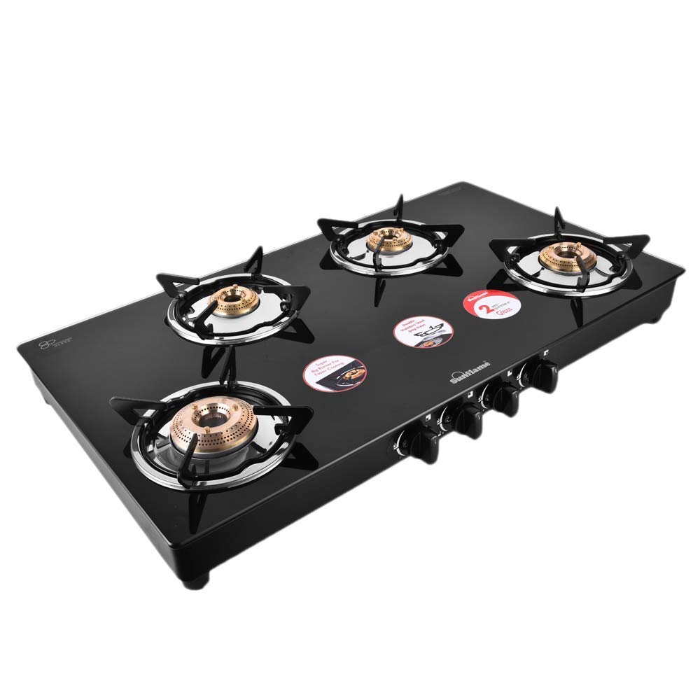 Sunflame 4B CRYSTAL NOVA BK XL Cook Top